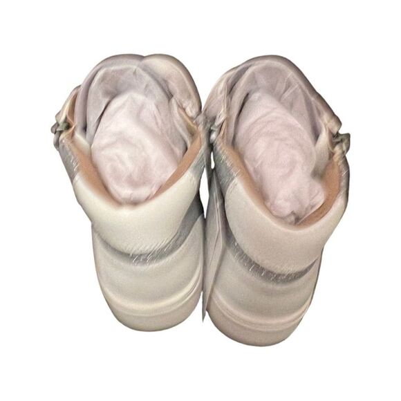 Aqua College Guliette Lace-Up Zip Sneakers- Silver Multi Leather- Size 7.5 - Picture 2 of 8